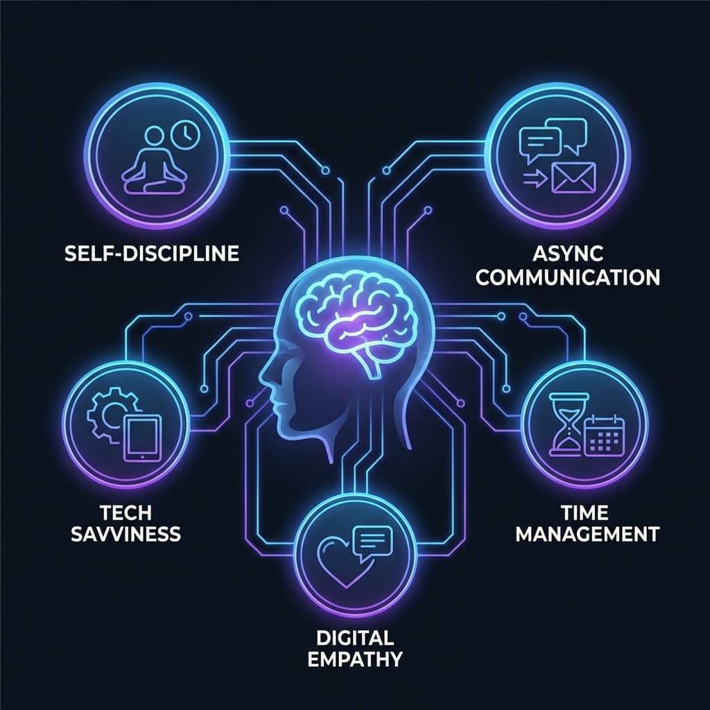 Remote Work Skills Infographic